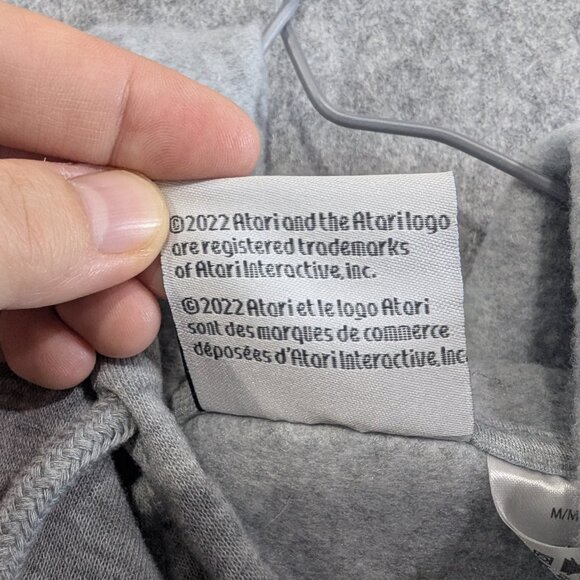 Atari 2022 Hoodie Sweater Printed Medium Grey - Picture 8 of 10